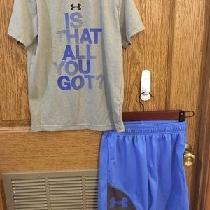 Boys under armour set size 6